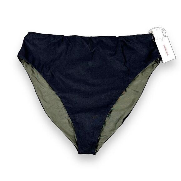 Good American Good Waist Bikini Bottom Women’s Size 6 (4X) High Shine Reversible - Picture 5 of 11